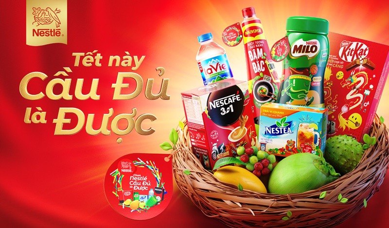 Nestlé khởi động chiến dịch Tết 2024 với thông điệp "Cầu Đủ Là Được"