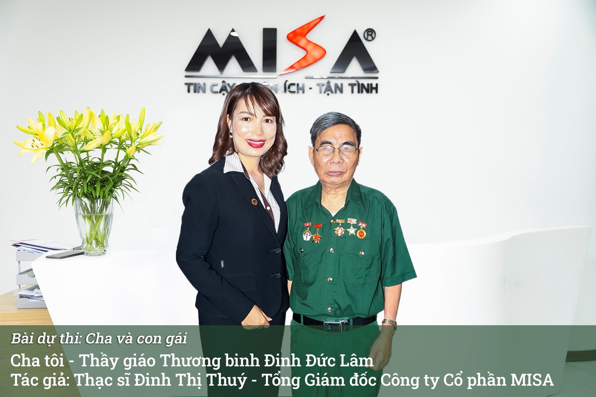 Cha tôi - Thầy giáo thương binh Đinh Đức Lâm